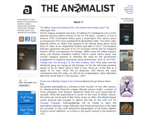 Tablet Screenshot of anomalist.com